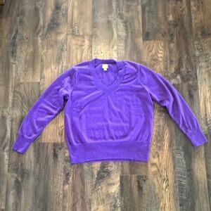 A New Day Purple V-Neck Sweater